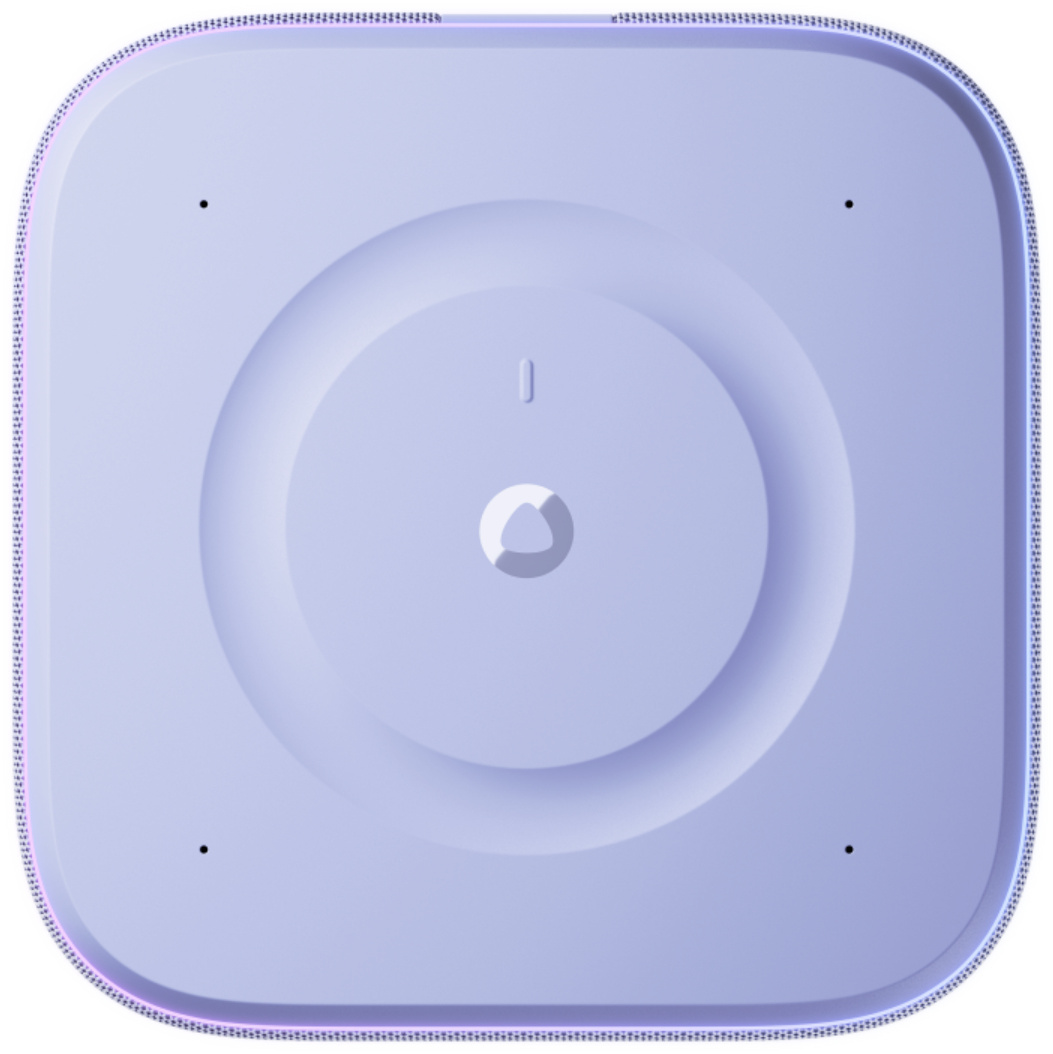 Умная колонка Яндекс Станция 3 с Zigbee фиолетовый YNDX-00060PPL